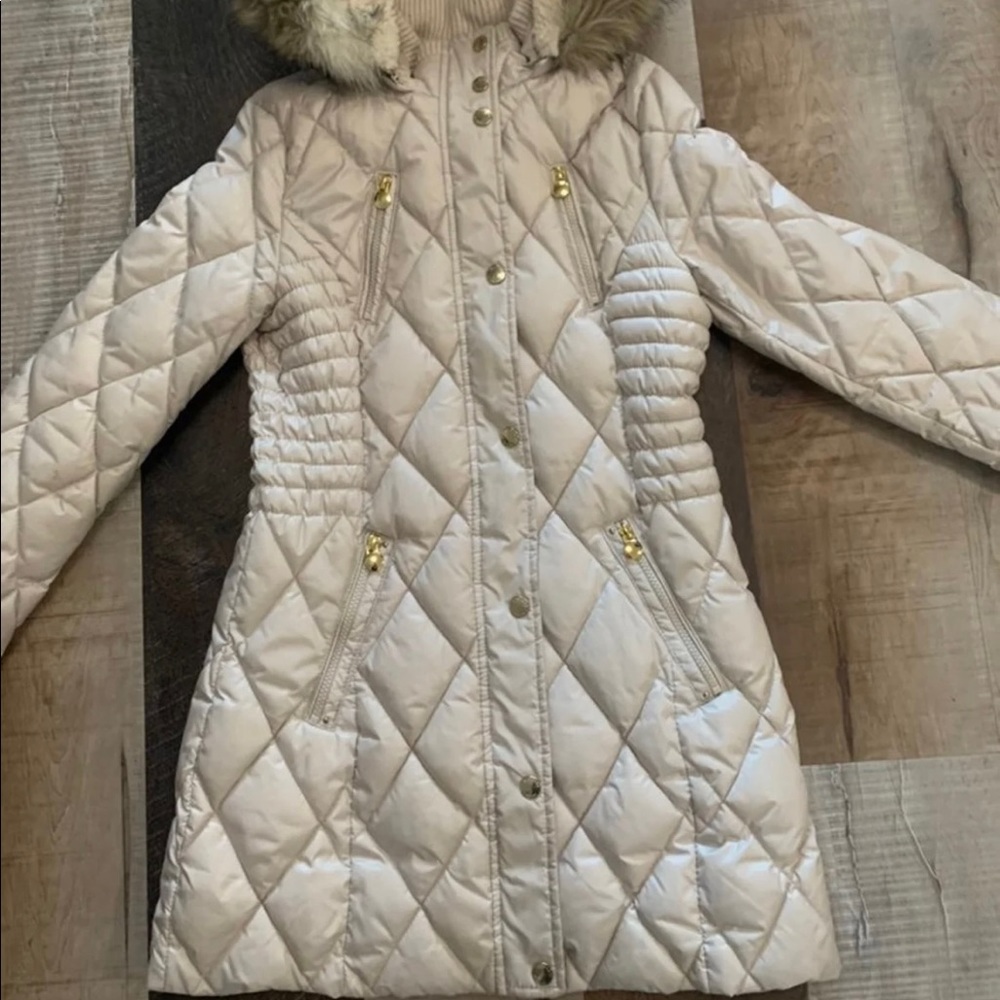 Cream winter coat